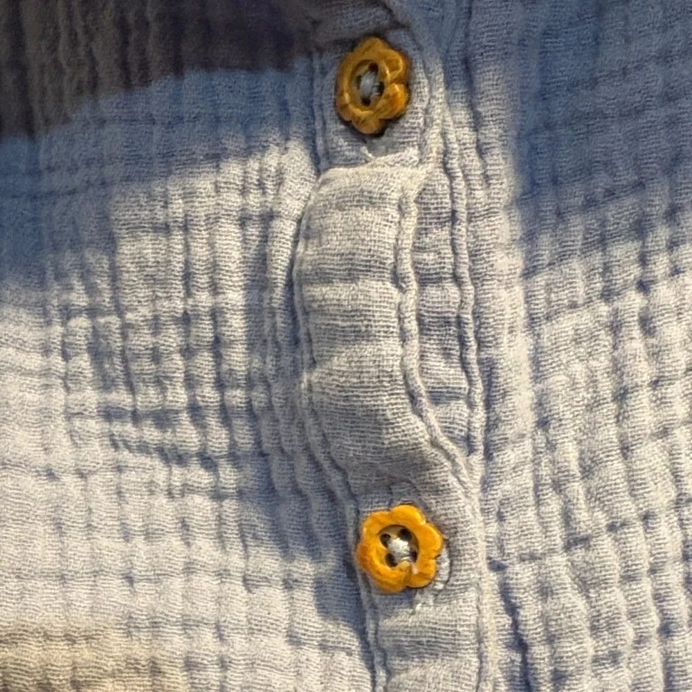 Charming Light Blue Kids Button-Down Shirt